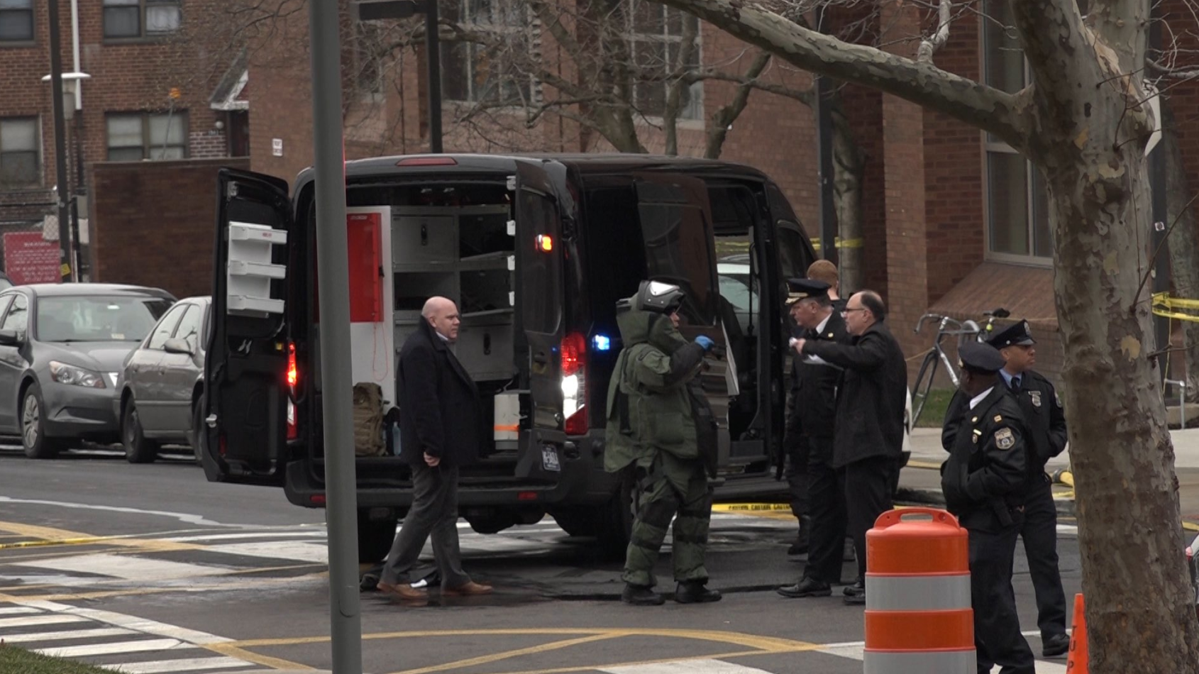 Philadelphia Bomb Squad Disposes of Suspicious Package Outside College of Engineering Building