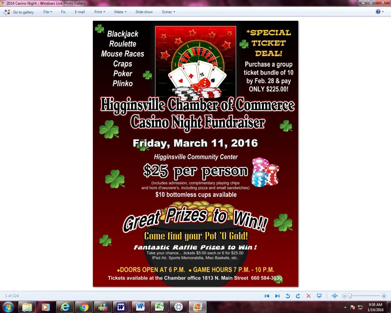 Higginsville Casino Night Kmzu The Farm 100 7 Fm