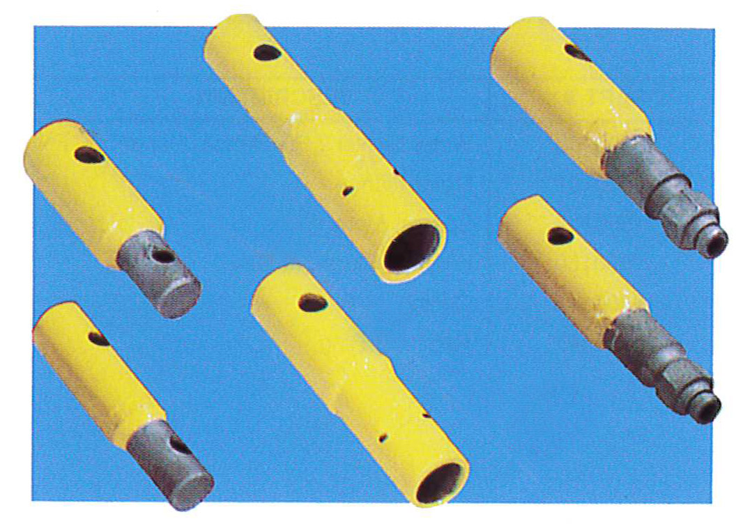 FLEXIBLE WET ALLOY DRILL RODS (1” OD) Adapters McLaughlin to Toro