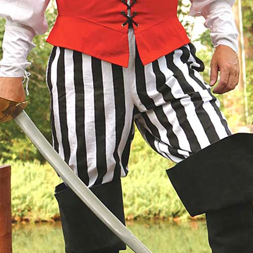 Pirate Pants - Black and White