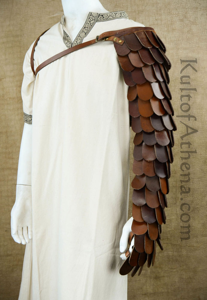 Gladiator Leather Scale Arm Armor Single Arm Gladiator Leather Scale Arm Armor Single Arm