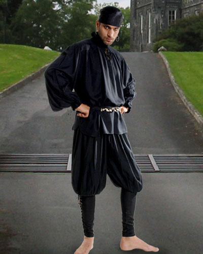 Captain Cottuy Pants - Black
