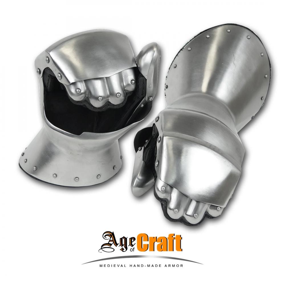 Plate Armor Gauntlets Medieval Armored Gloves for Sale