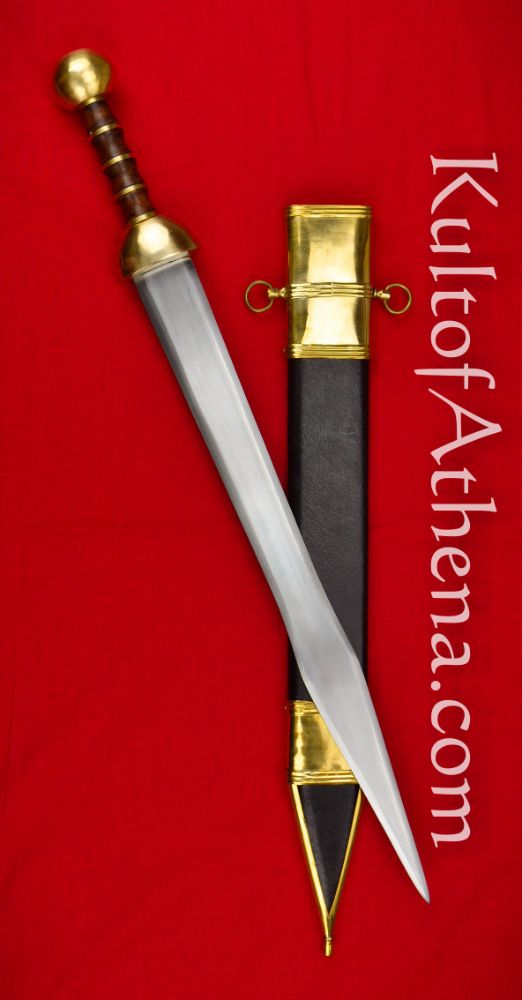 Brass Hilt Roman Gladius Kult of Athena