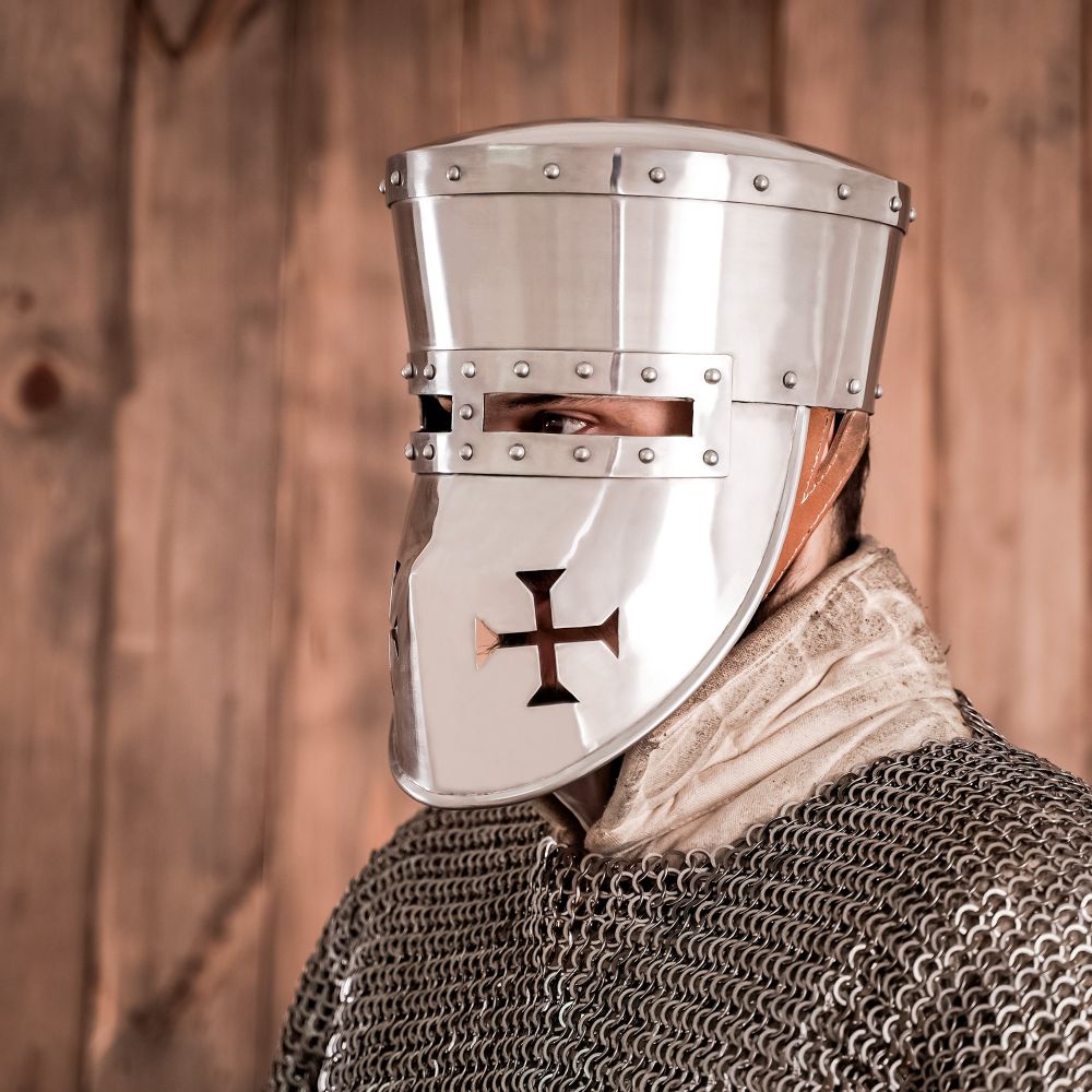 Crusader s Helm 16 Gauge Steel