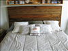 Pecky Sinker Cypress headboard