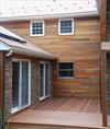 Sinker Cypress T&G Smooth Joint 1x6 as siding