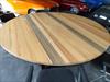 Vertical Sinker Cypress layered for thick table