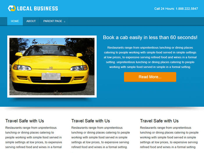Local Business Wordpress Website Design Late