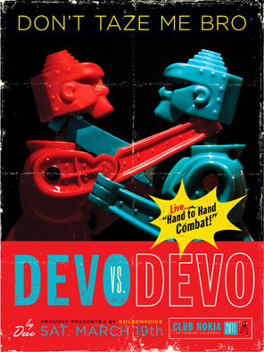 An original Devo poster by Kii Arens