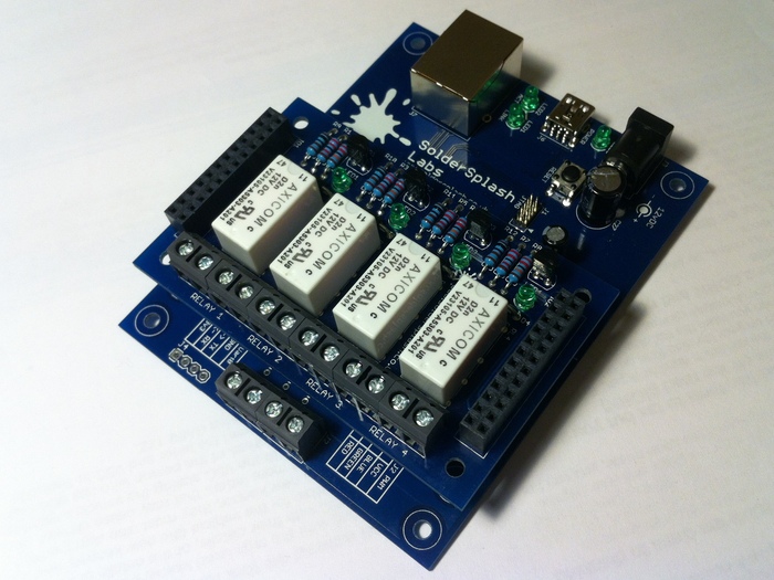 SplashBase and Relay SolderBridge (On Top) - SolderSplash Labs