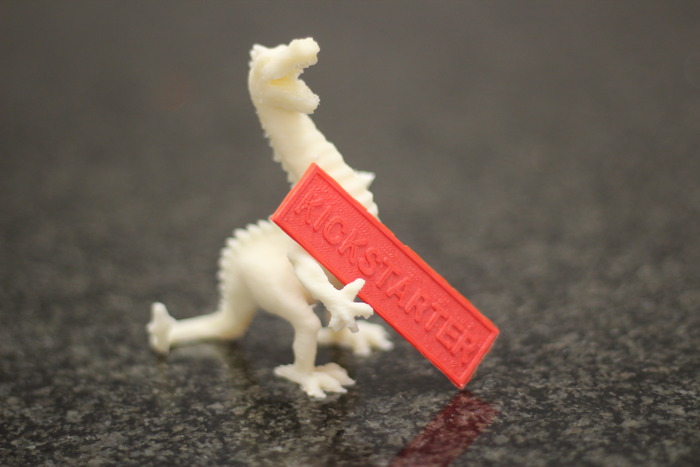 Both parts were printed on the L5 Printer