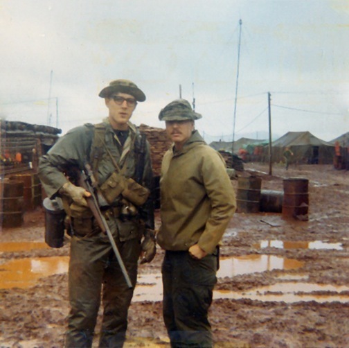 Frank Jones in Khe Sanh during Monsoon