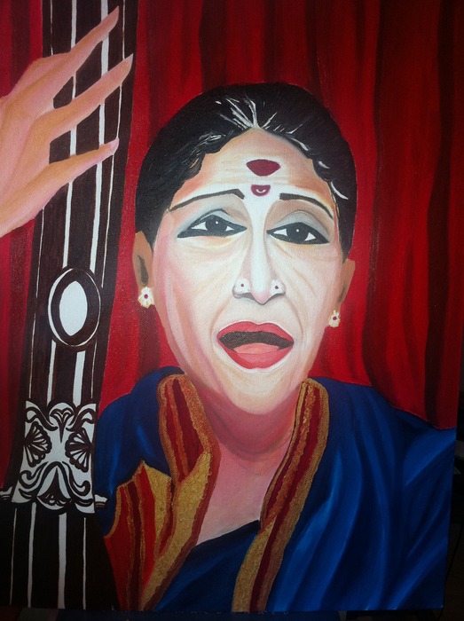 M.S.Subbulakshmi - the world-renowned late carnatic singer from south India