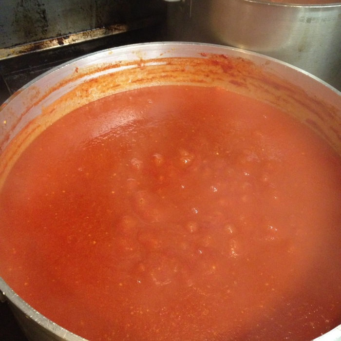Until we get a nice thick sauce. Each bottle of Sosu is made with 2 pounds of tomatoes!