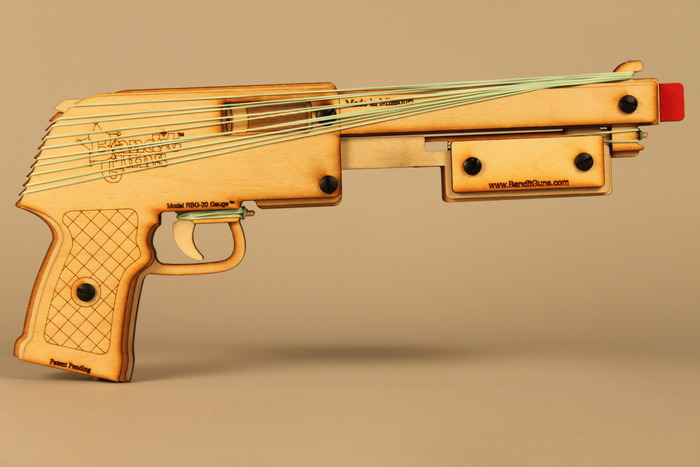 "The Sheriff" rubber band shotgun