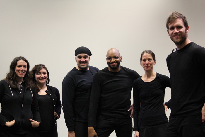 The cast from our "work-in-progress" performance at Dixon Place