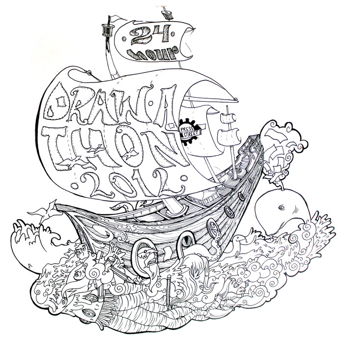 7th year design team drawn by James Goedert and Ben Fox-McCord