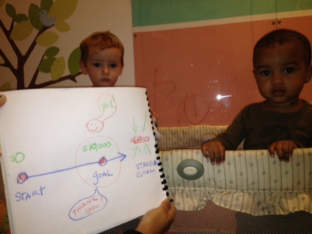 Future salesmen and best friends, Noah and Breccan