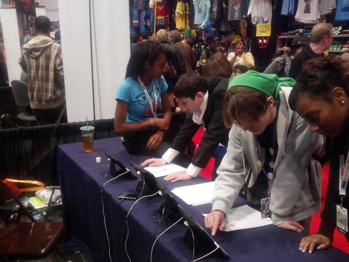 Playing Dynasty of the Magi at NYC Comicon!