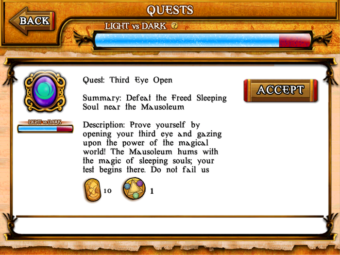 The Light is winning on this quest!
