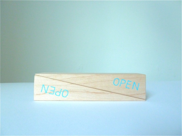 Open & Close convivial doorstops by Marijke Annema