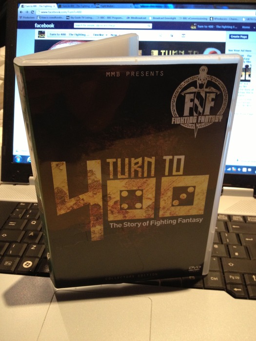 Current version of the DVD case (green spine not obvious here!)