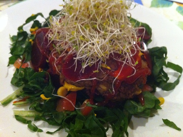 Raw Burger (Vegan, Organic, Gluten Free)