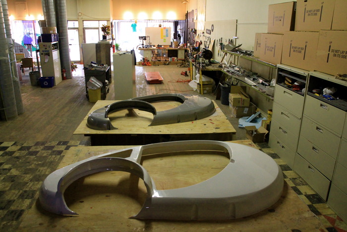 New body panels ready for wiring.