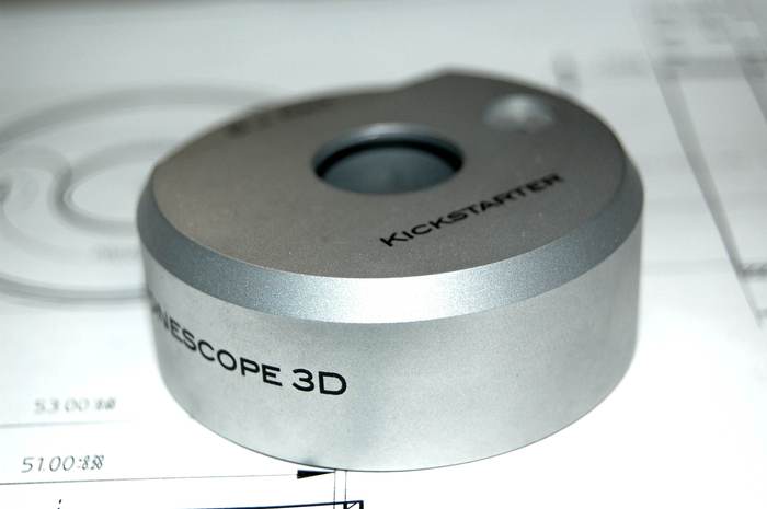 Laser inscribed Light Lens shell