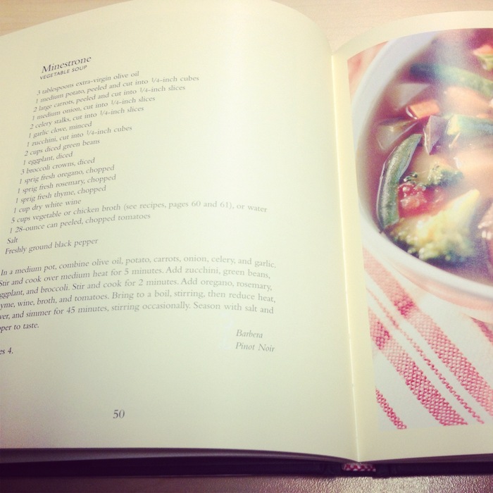Inside of Cookbook