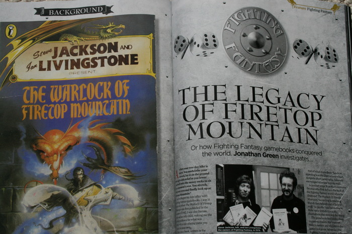 The Legacy of Firetop Mountain, in the SFX Fantasy Special