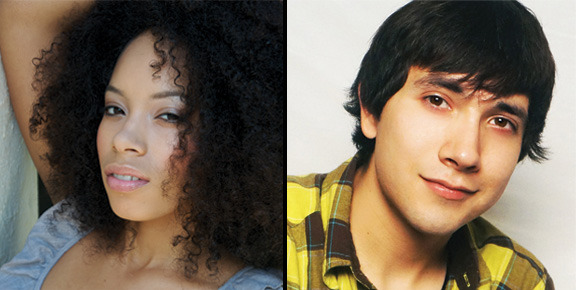 Dejonae (Andrea) [left], Hugo (Finn) [right]