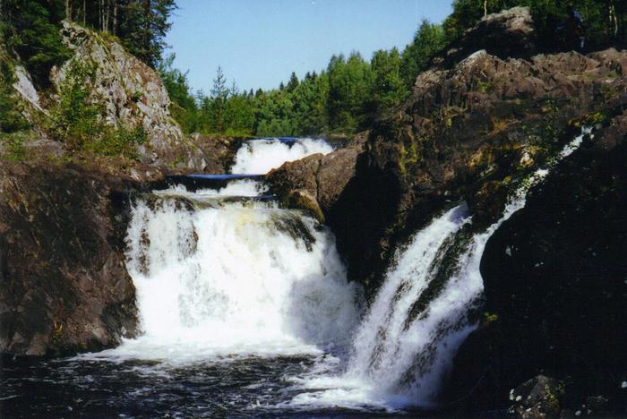 Kivach waterfall, Republic of Karelia, Russia.
