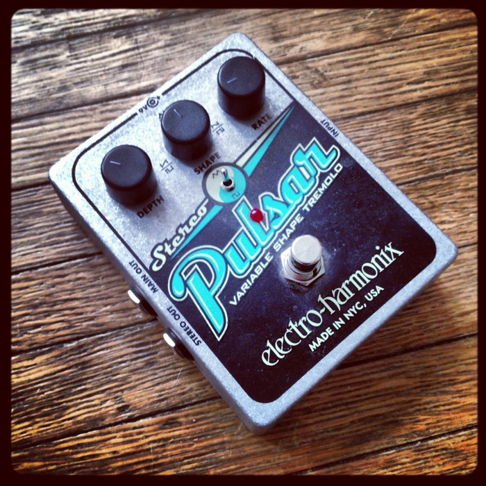 Electro Harmonix Pulsar Stereo Tremolo Pedal available, straight from Baird's pedalboard to yours for a $200 pledge [only 1 available]