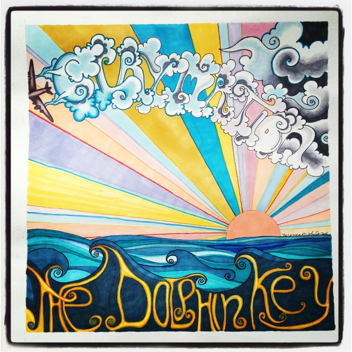 The original album cover artwork for the first Claymation album “The Dolphin Key”, by artist Veronica Reichelt [$400 pledge, signed by Baird & Veronica 1 available]