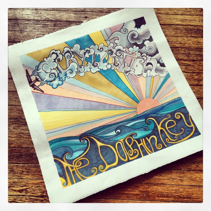 The original album cover artwork for the first Claymation album “The Dolphin Key”, by artist Veronica Reichelt [$400 pledge, signed by Baird & Veronica 1 available]