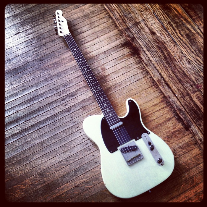 A one of a kind Baritone Telecaster guitar, 27.5” scale and tuned to B [$1000 pledge, 1 available]