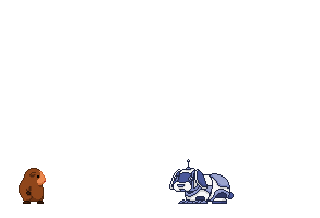 An example of a fully animated boss character.