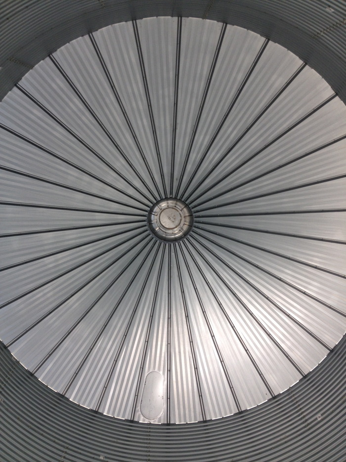 The ceiling of the Psylo. When finished, this will be the home of one of our liquid light shows.