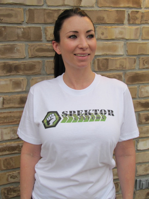 T-shirt in White or Charcoal