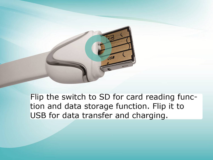 Flip the switch depending on how you want to use your WONDER WIRES