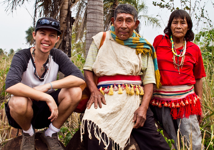Myself with local Shaman Galeano Suarez and his wife, very good people.