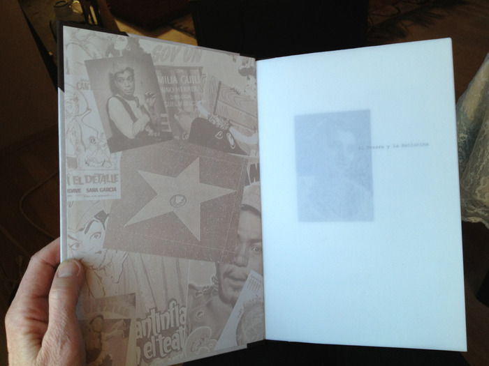 Inside covers have collage of Cantinflas' movie posters.