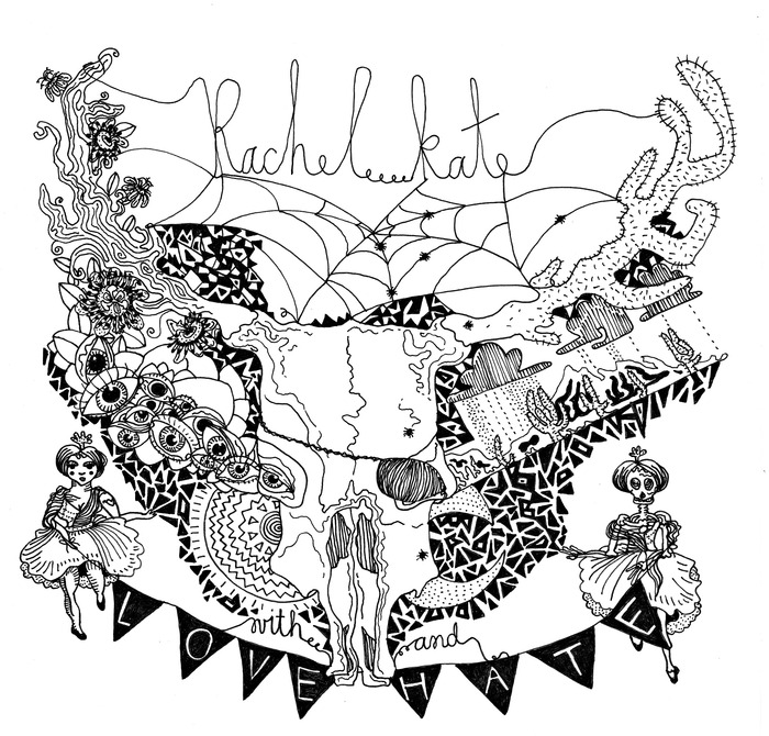 The album cover! artwork by Nikki Scioscia inspired by Natalie Clapp