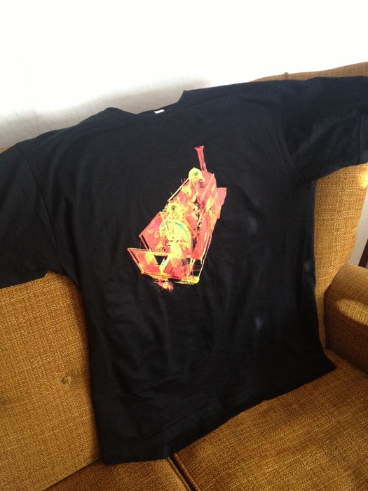 Who wouldn't want to wear a t-shirt of a laser scanned steam train?