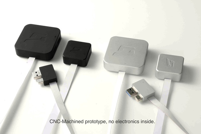 The MacDock comes in two colours: MacBook Silver and Black Slate