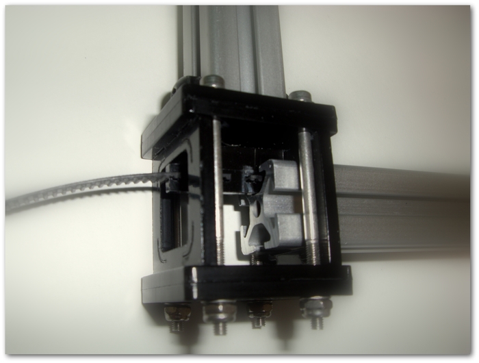 Internal MXL belt clamp