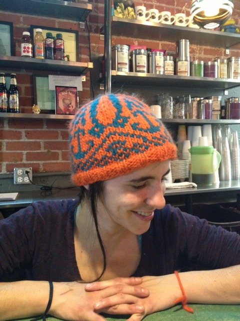 Kim - she'll knit you a hat