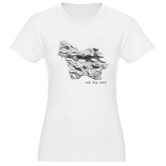 Liu Dan "Ask the Rock" Tee-shirt (Photo copyright ©2012 Britta Erickson)
